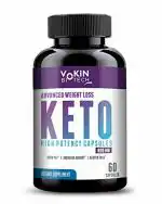 Vokin Biotech Keto Advanced Weight Loss Supplement with Green Tea + Garcinia Cambogia + Green Coffee 60 Caps (Black)