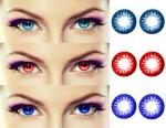 EYCOG Multicolor PolyHema Contact Lenses (Pack Of 3)