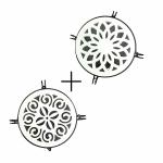 eStand Metal Planter Stand :: Pot Holder For Indoor and Outdoor Living :: Round Stylish Stand (Set Of 2)-Flower&Rangoli