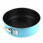 Zenker Springform Microwave Cake Tray for Baking Size: 22 x 6.7 cm Color Blue & Black