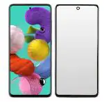 ECMERED Matte ceramic film full screen cover for Samsung A73 5G (Not Glass) (Black)