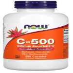 NOW Foods, C-500, Calcium Ascorbate-C, 250 Capsules