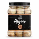 Organic Box Afghani Anjeer Figs - Afghanistan Dry Anjir (Dried Figs) Dry Fruits for body mass loss Good for Physical Health, Increases Immunity and Purify the Blood - Diwali Gift Pack (500 Gram)