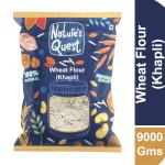 Nature's Quest Khapli Wheat Flour 9000 Gms| Khapli Wheat atta