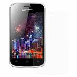 Vizio Micromax A114 Clear Anti-Fingerprint Screen Protector with Dry and Wet Wipe 8 x 15 cm