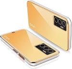 Clickaway Vivo V20 Se Cover Premium Elegant Chrome Electroplated Case with Top Notch Quality All Side Protection Raised Edges (White)