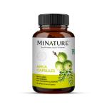 minature Amla Capsules (Amla Fruit Powder Capsules) by mi Nature|Amalaki Fruit, Indian Gooseberry | 60 Vag Capsules, 500mg 1 Month Supply | Pure & Natural | Raw, Vegan, Gluten-Free| Made in India