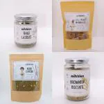 Mibbles Millets 2Kg Combo Pack of 4 | RAGI LADDU , BROWNTOP BISCUIT , LITTLE MILLETMURUKU , KODO CHIVDA | Pack of 2 KG | Best for breakfast