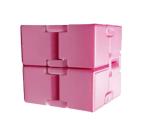 Shivsoft Infinity Cube for Stress Relief (Full Pink)