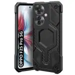 Fashionury Oppo F25 Pro 5G Back Cover | Shockproof Armor Bumper | Hybrid Defender Series | Ultimate Drop Protection | Soft TPU Case for Oppo F25 Pro 5G (Black)