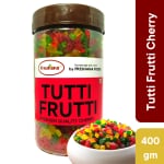 Freshana Tutti Frutti Cherry, 400G Multicolor Topping, icing for cakes, Breads, Cookies, Muffins
