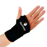 Dr. Advance Orthopedics Thumb Wrist Support for Pain Relief Carpal Tunnel Splint Men & Women Wrist Band (Black)(Size-Universal)(Pack of 1)