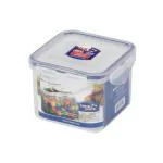 Lock & Lock Classics Transparent Square Plastic Food Storage Container 680 ml