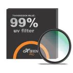 HIFFIN PRO Concept 77mm MC UV Protection Filter, 18 Multi-Layer Coated HD/Waterproof/Scratch Resistant UV Filter with Nanotech Coating, Ultra-Slim UV Filter for 77mm Camera Lens