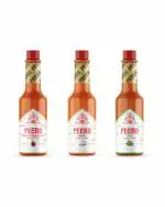 Peero Hot Sauce Red Cherry Pepper, Garlic and Mint Organic 60 g (Pack of 3)