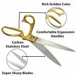 Prisha India Craft Scissor copper handle scissor, pack of 1