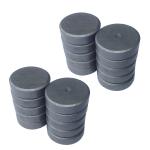 LifeKrafts Ceramic/Ferrite Strong Magnets 18mm X 5mm Pack of 20