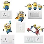 GOD & GOD'S Multicolor PVC Vinyl Wall Stickers, 40 cm (pack of 5)