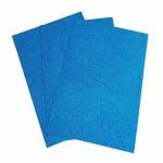 KIDIVIO Swarup Ent. Light Blue A4 Shining Glitter Sparkle Paper (Pack of 10)