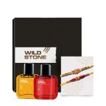 Rakhi Gift Hamper for Brother with Night Rider and Red Perfume, Pack of 2 30ml each with 2 Rakhi