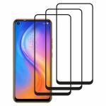 Kite Digital Tecno Spark 5 [Black] Tempered Glass Screen Protector with Edge to Edge Coverage and Easy Installation Kit (Pack of 3)