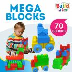 Sterling New horizons Private Limited Construction Mega Blocks for Kids - (70 Pcs-Multicolor)