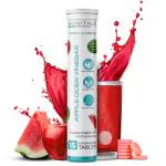 Biovitalia Organics Watermelon Flavored Nutraceutical Apple Cider Vinegar Effervescent Tablets - Boost Metabolism, Manage Weight & Support Digestion - 15 Tablets