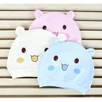 Mini Love All Seasons Kids Newborn Baby Hats 100% Cotton Cap Cartoon Cute Printed Hat Suitable For 0-6 Months Baby Accessories (Pack of 3) Multicolor