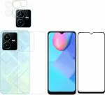 FRONT BACK SCREEN GUARD FOR VIOV Y22 WTH CAMERA GLASS SET