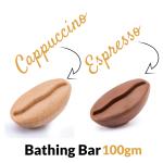 mCaffeine Espresso and Cuppuccino Coffee Bathing Bar | pH 5.5 Soap | Free Syndet Bar for Deep Cleansing & Skin Polishing | Pack of 2, 200gm | Best Bathing Soap