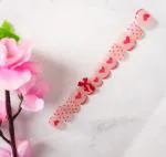 Gleevia Acrylic Multicolor 24 Tips Pre-Designed Reusable Fake Nails With Glue, Pusher And Filer - Presson127