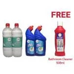 Sun Wash India Bathroom Set (Toilet Cleaners, Phenyl) FREE Bathroom Cleaner