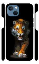 YAPZONE Tiger Black |Designer Printed Hard Back Cover for Apple iPhone 13 Premium & Attractive Case for Your Smartphone