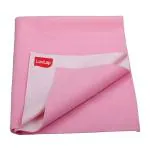 Luvlap Baby Pink Instadry Extra Absorbent Dry Sheet Bed Protector Large (0 M Plus) 100 X 140 cm