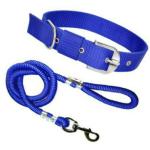 Senapati Dog Neck Collar Belts and Rope Blue
