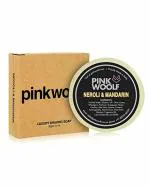 Pink Woolf Shaving Soap REFILL | Fresh & Zesty with Tea Tree Oil and Shea Butter for a Cooling, Moisturizing Effect and Rich Lather | NEROLI & MANDARIN | 50gm