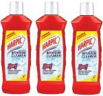 Harpic Disinfectant Bathroom Cleaner Liquid Lemon, 500 Ml (Pack Of 3)