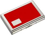 StealODeal Red Water-Resistant Stainless Steel Metal Debit C@It Business ATM 6 Card Holder