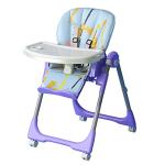 StarAndDaisy Graffiti Blue Baby High Chair With Heights Adjustable Seat And Positions