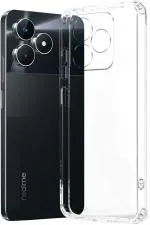 BINTAGE Back Cover for Realme RMX3830 / Realme_C51 (Transparent, Grip Case, Silicon, Pack of: 1)