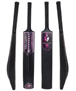 Triumph Plastic bat, Plastic bat Full Size, Plastic Cricket bat for Tennis Balls & Wind Balls, Plastic bat for 15 + Years (Black)