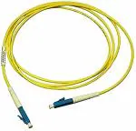 ACCU CABLE Simplex Single Mode LC To LC Optical Fiber Patch Cord 9/125 Jumper Cable 5 Meters 15 ft (LC/PC - LC/PC)