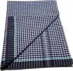 Bath On Cotton Towel Gamcha I Lightweight, Soft and Durable Bath Towel for Men Pack of 6 (Black)