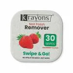 Krayons Nail Polish Remover Wipes 30 Pads