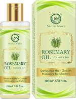 Nuerma Science Rosemary Oil for Anti-Dandruff and Stimulate Hair Growth, Shiner & Heavier, Fuller Hair