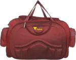 FEDRA Red Polyester Strolley Duffle Bag with Wheels - 60 L