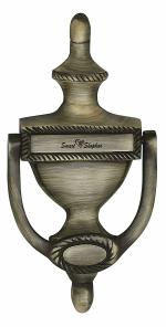 Smart Shophar Brass Georgion Door Knocker 8 Inches Antique Pack of 1