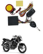 Qiisx Tubeless Motorcycle/Bike Alarm Security System Button Remote Key Anti-Theft Alarm with Dual Remote Control for Yamaha SZ X