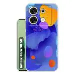 Snazzy Multicolor Silicon Shock Proof Back Cover for Infinix Zero 30 5G