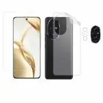 ISAAK Unbreakable Front & Back Screen Guard and Camera Lens Protector compatible with Honor 200 5G (COMBO PACK)